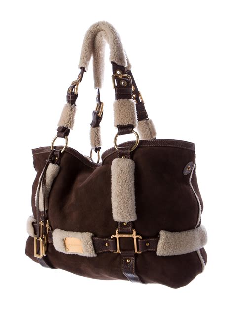 shearling handbags for women.